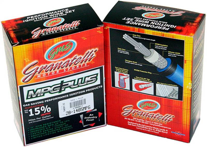 Chevrolet Truck/SUV Ignition Wires - Granatelli Motor Sports - MPG Plus, Straight Boot - `14-`23 Chevrolet Truck/SUV Ignition Wires - Granatelli Motor Sports - MPG Plus, Straight Boot - `14-`23